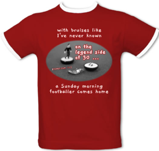 Footy red tshirt